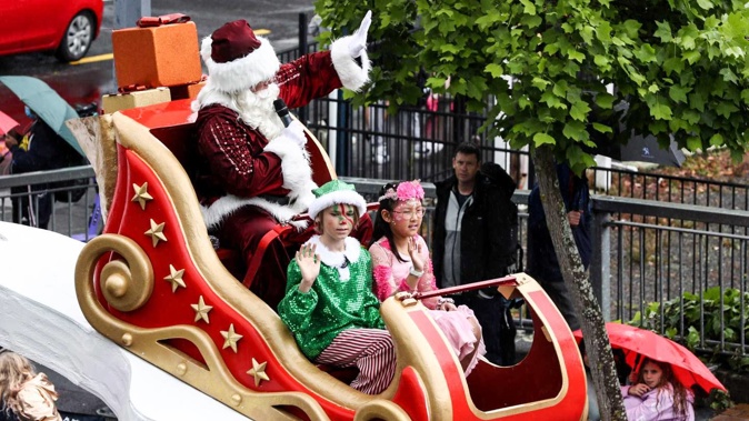 Farmers' Santa Parade in downtown Auckland is under threat from the Queen St upgrade. Photo / Hayden Woodward