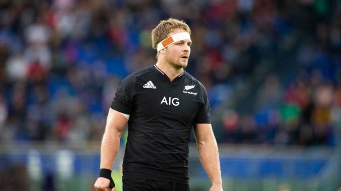 Sam Cane was forced to watch from the sidelines as the All Blacks were beaten by Ireland on Sunday. (Photo / Getty)