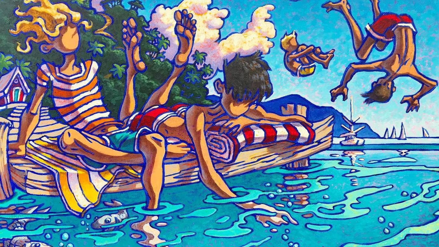 An artwork by Sirpa Elise Alalaakkola, who says her work is her identity and soul.