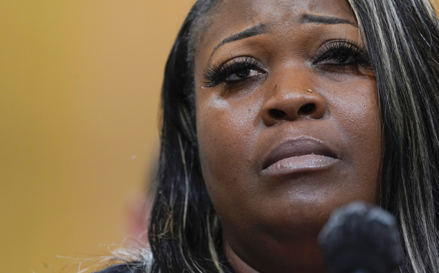 Wandrea "Shaye" Moss, a former Georgia election worker, testifies as the House select committee investigating the Jan. 6 attack on the U.S. Capitol continues to reveal its findings of a year-long investigation. Photo / AP
