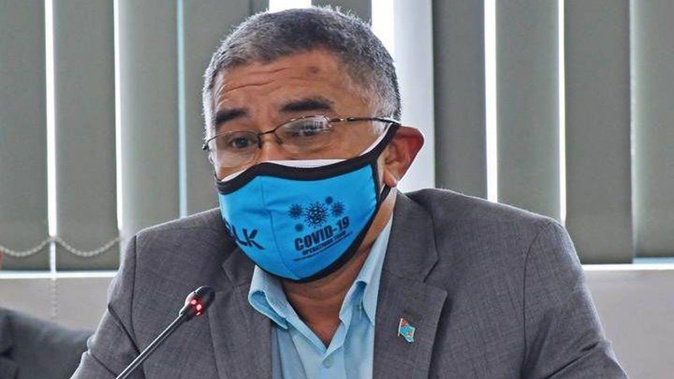Permanent Secretary for Health James Fong blames a lack of public compliance as the reason Fiji is struggling to get on top of the Covid outbreak. (Photo / Fijian Government via Facebook)