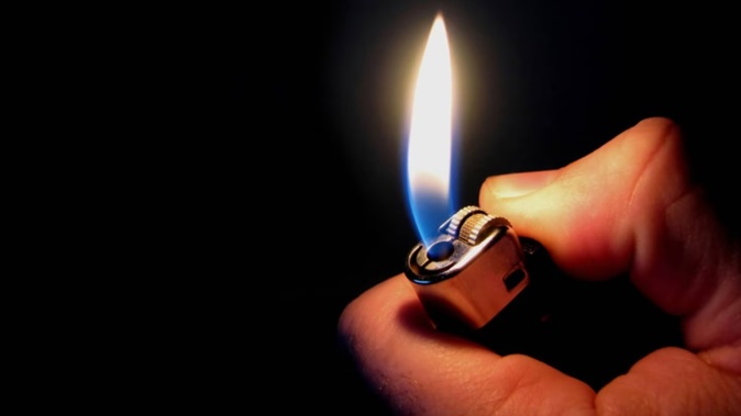 Fletcher Johnson used a lighter to set a fire at a Napier property. Photo / Artistar