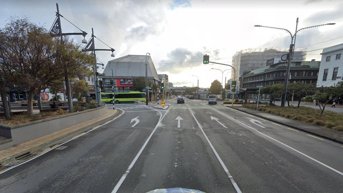 Cambridge Terrace looking towards Courtenay Place. Photo / Google Maps