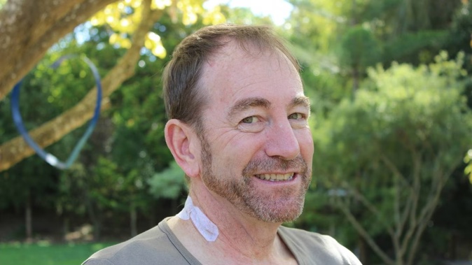 Andrew Malcolm has had treatment for skin cancer after suffering from a sore shoulder. Photo / David Haxton
