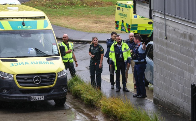Two critically injured in Auckland incident, neighbours say 'bodyguards here for months'