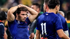 France's Antoine Dupont after the loss to South Africa in the quarter-finals of the Rugby World Cup. Photo / Photosport