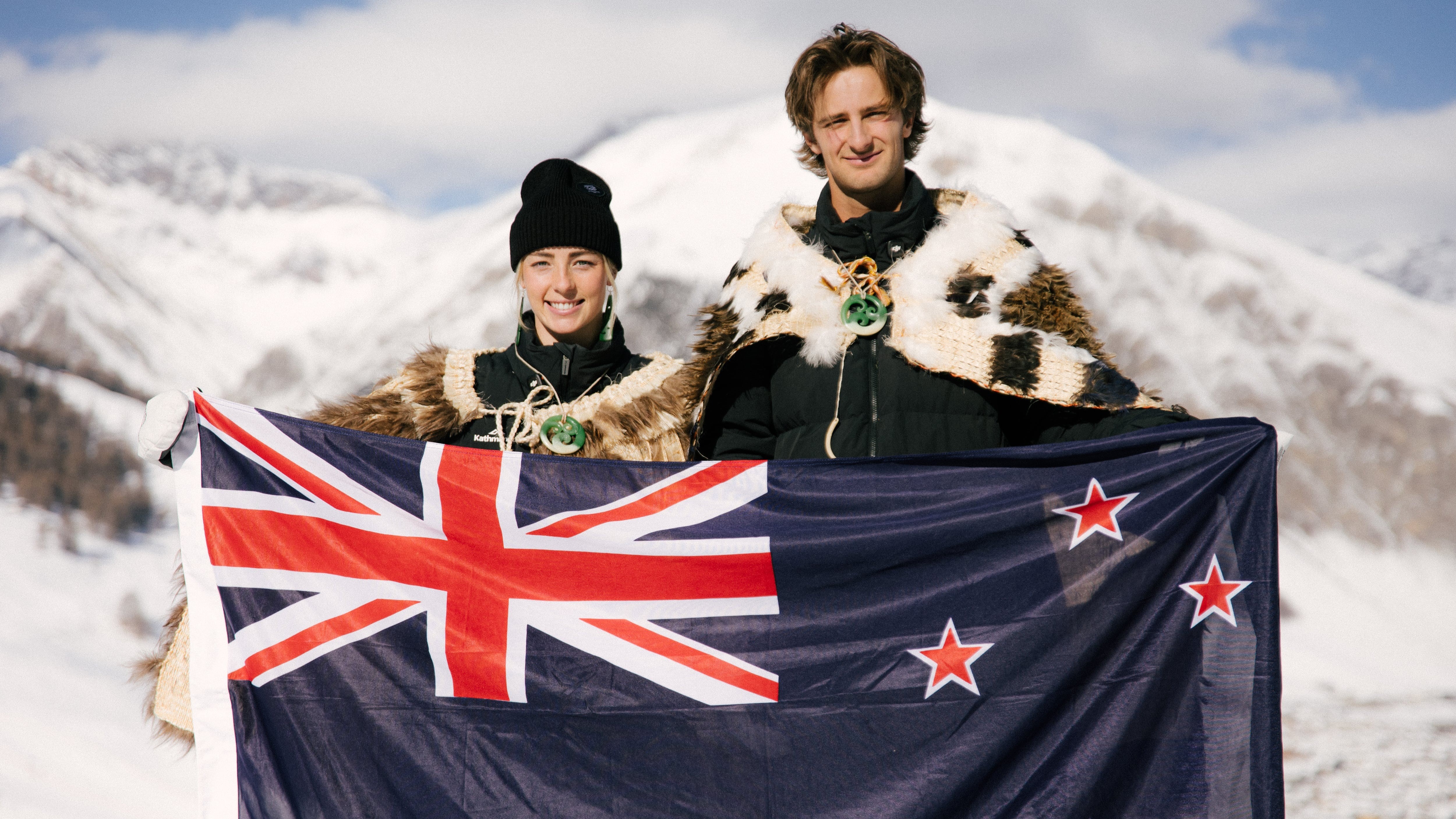 "World class people": Zoi Sadowski-Synnott and Ben Barclay named as Winter Olympic flag bearers 
