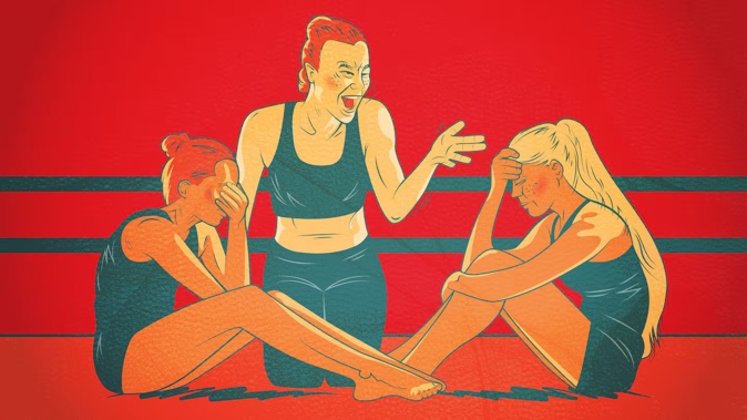 Parents are upset after an investigation into a Christchurch rhythmic gymnastics coach. Illustration / Paul Slater