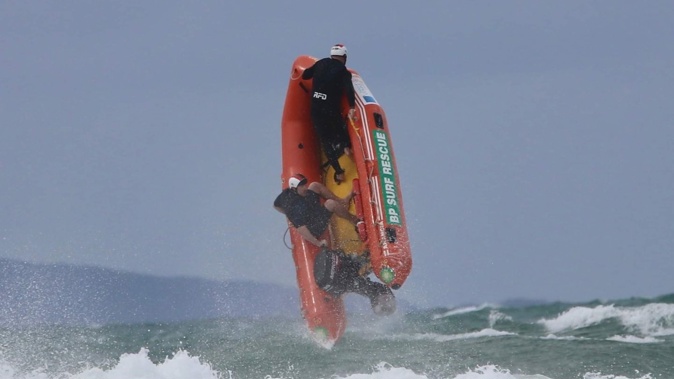 Waimārama's George and Tom Charteris were pushed to the limit and came away with a national age-group title at Waihī Beach. Photo / Supplied