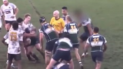 The incident was during a Taranaki club rugby match.