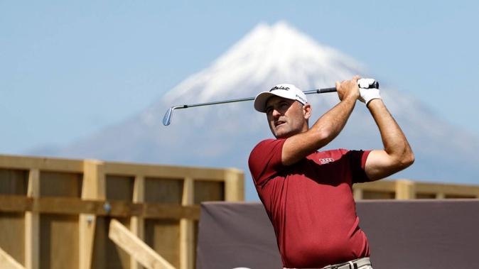Michael Hendry during the Taranaki Open. Andy Jackson /www.bwmedia.co.nz