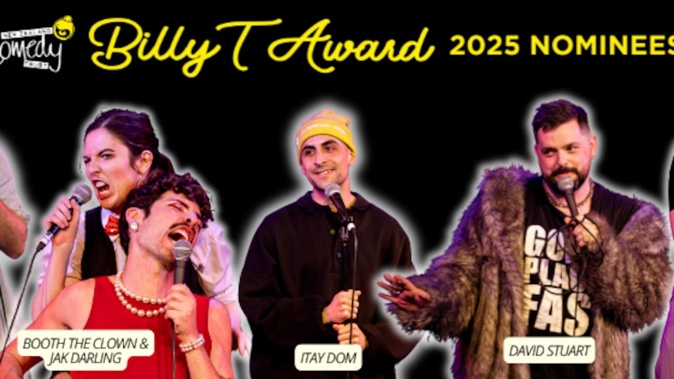 The Billy T Award nominees for 2025. Photo / Supplied