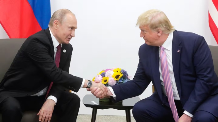 US President Donald Trump meeting Russian President Vladimir Putin during his first term. Trump’s envoy for resolving the Russia-Ukraine conflict, Steve Witkoff, met for several hours with Putin days ago and told CNN he thinks “the two presidents are going to have a really good and positive discussion this week”. Photo / Getty Images