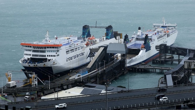 The $3 billion cost included port upgrades for the Cook Strait ferry service. Photo / Marty Melville
