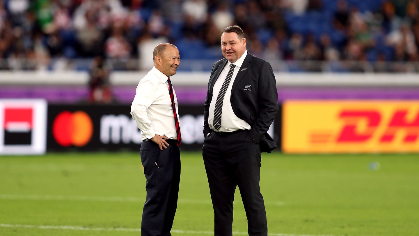 Eddie Jones and Sir Steve Hansen will coach against one another again in May. Photo / Getty Images