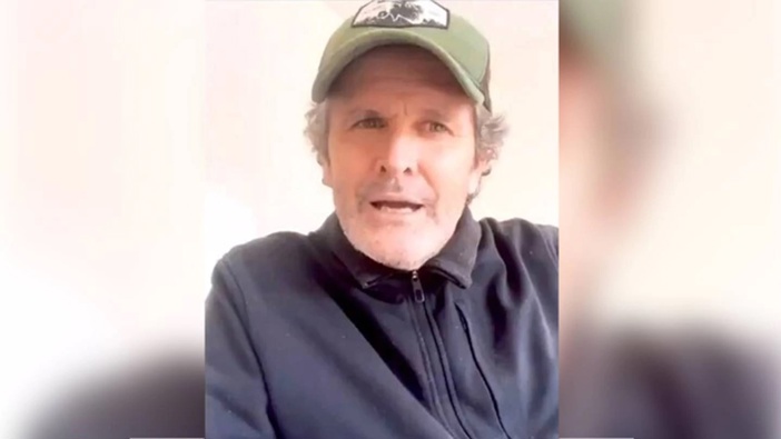 Former Black Caps all-rounder Chris Cairns has posted a video on social media to update fans on his condition after suffering a massive heart attack in Canberra last month. (Photo / Twitter)