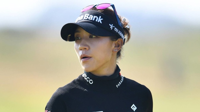 Lydia Ko was looking over her shoulder as her competitors made ground on her in the third round. Photo / Getty