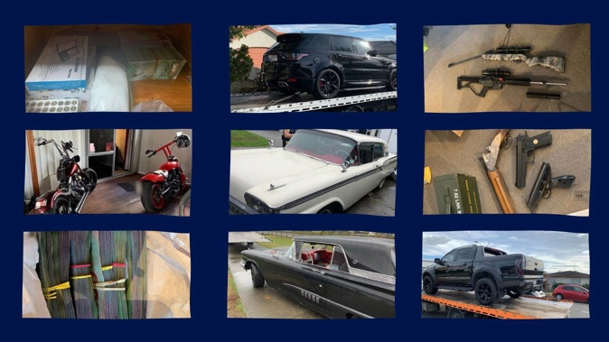 Six people have been arrested and $2m worth of assets have been seized by police in Hawke's Bay. (Photo / Supplied)