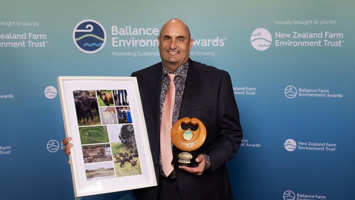 South Taranaki dairy farmer Brendan Attrill of Caiseal Trust is the 2025 National Ambassador for Sustainable Farming and Growing.
