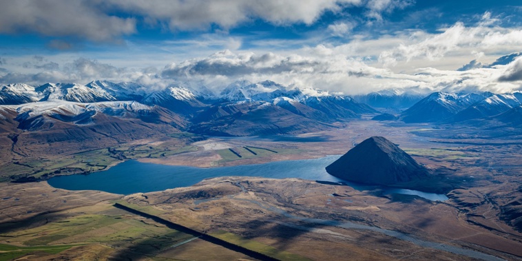 Lake Heron Station From Above. Photo / Supplied