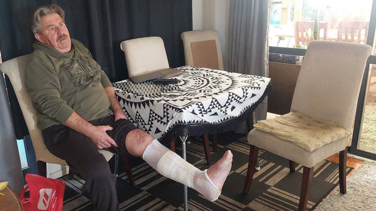 Seventy-six-year-old Chris Radich says he's been left traumatised from a near-fatal dog attack and wants harsher action from FNDC against the dog owner responsible for the dog that attacked him. Photo/Myjanne Jensen