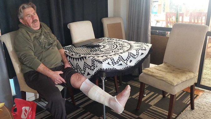 Seventy-six-year-old Chris Radich says he's been left traumatised from a near-fatal dog attack and wants harsher action from FNDC against the dog owner responsible for the dog that attacked him. Photo/Myjanne Jensen