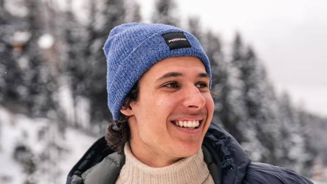 Italian skier Matteo Franzoso. Photo / Instagram