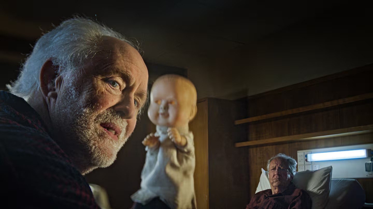 John Lithgow and Geoffrey Rush in The Rule of Jenny Pen. Photo / Stan Alley