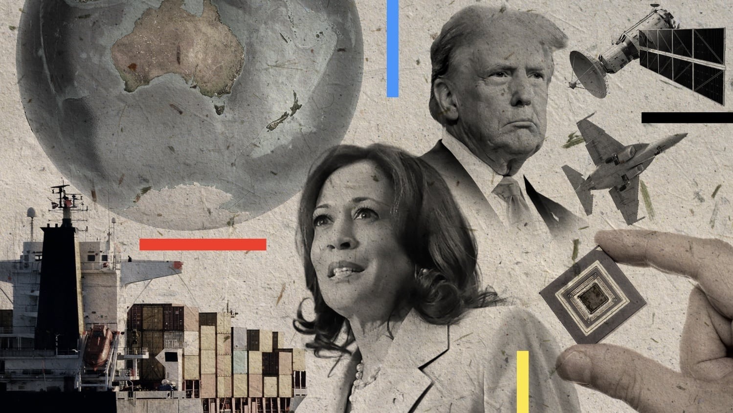 Kamala Harris and Donald Trump. Photo / NZME montage, Getty Images, 123RF