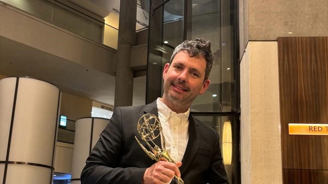 New Zealand cinematographer Dave Garbett has won an Emmy at the Children's and Family Emmys for his work on the Netflix show Sweet Tooth. Photo / Louise Garbett
