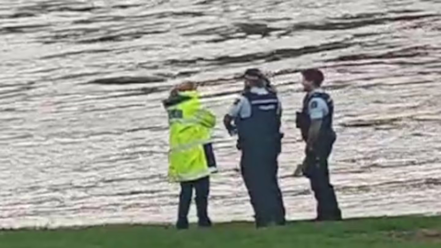 Police search Manawatū River after report of person in fast-moving water