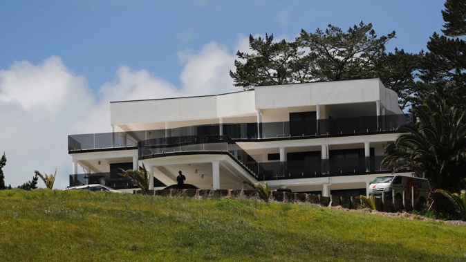 The home in Redvale where a wild social media influencer lockdown party took place. (Photo / Dean Purcell)