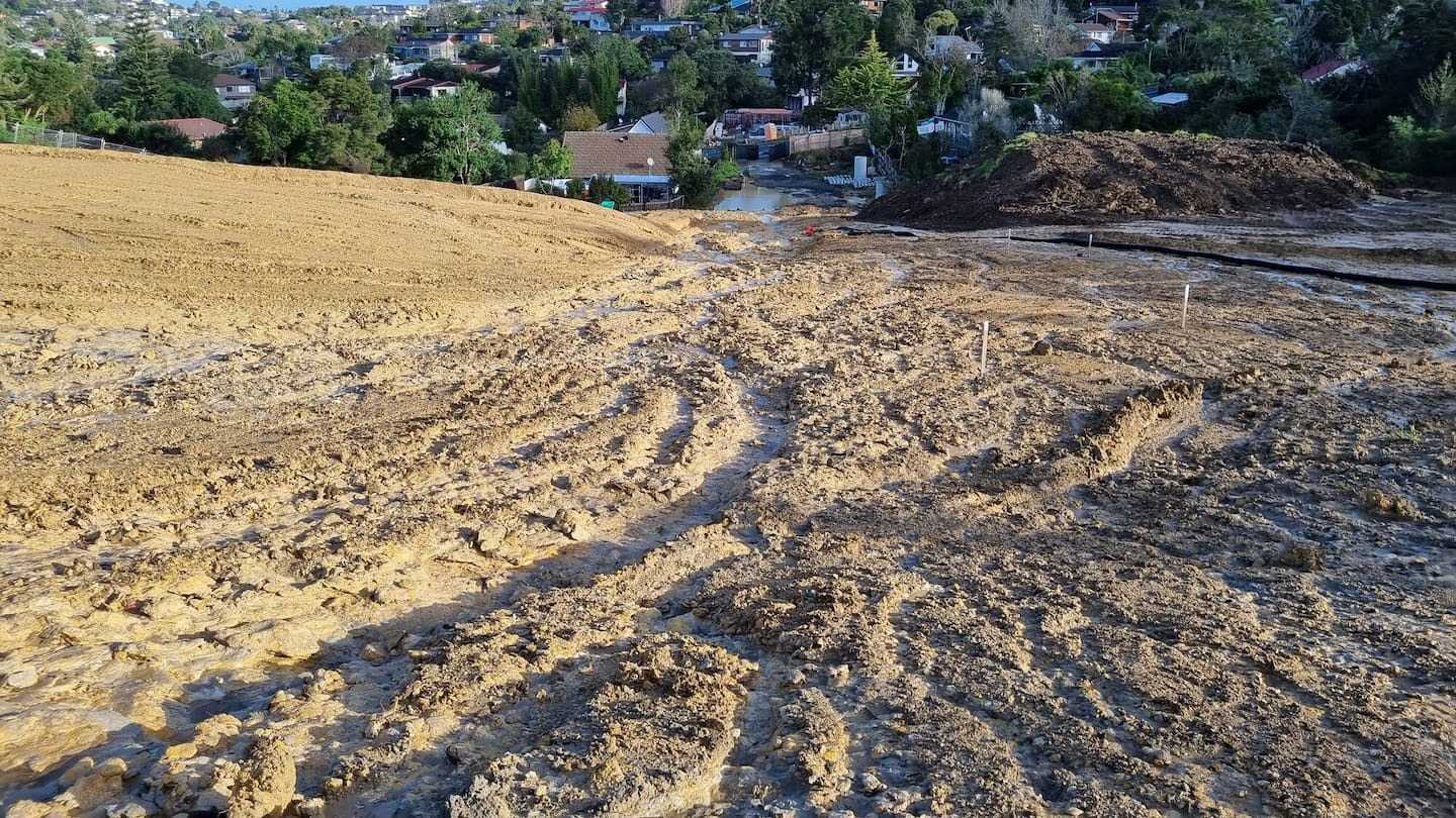 40a Sartors Ave, Northcross, North Shore, Auckland - a site where works were the subject of an Environment Court ruling. Photo / Auckland Council