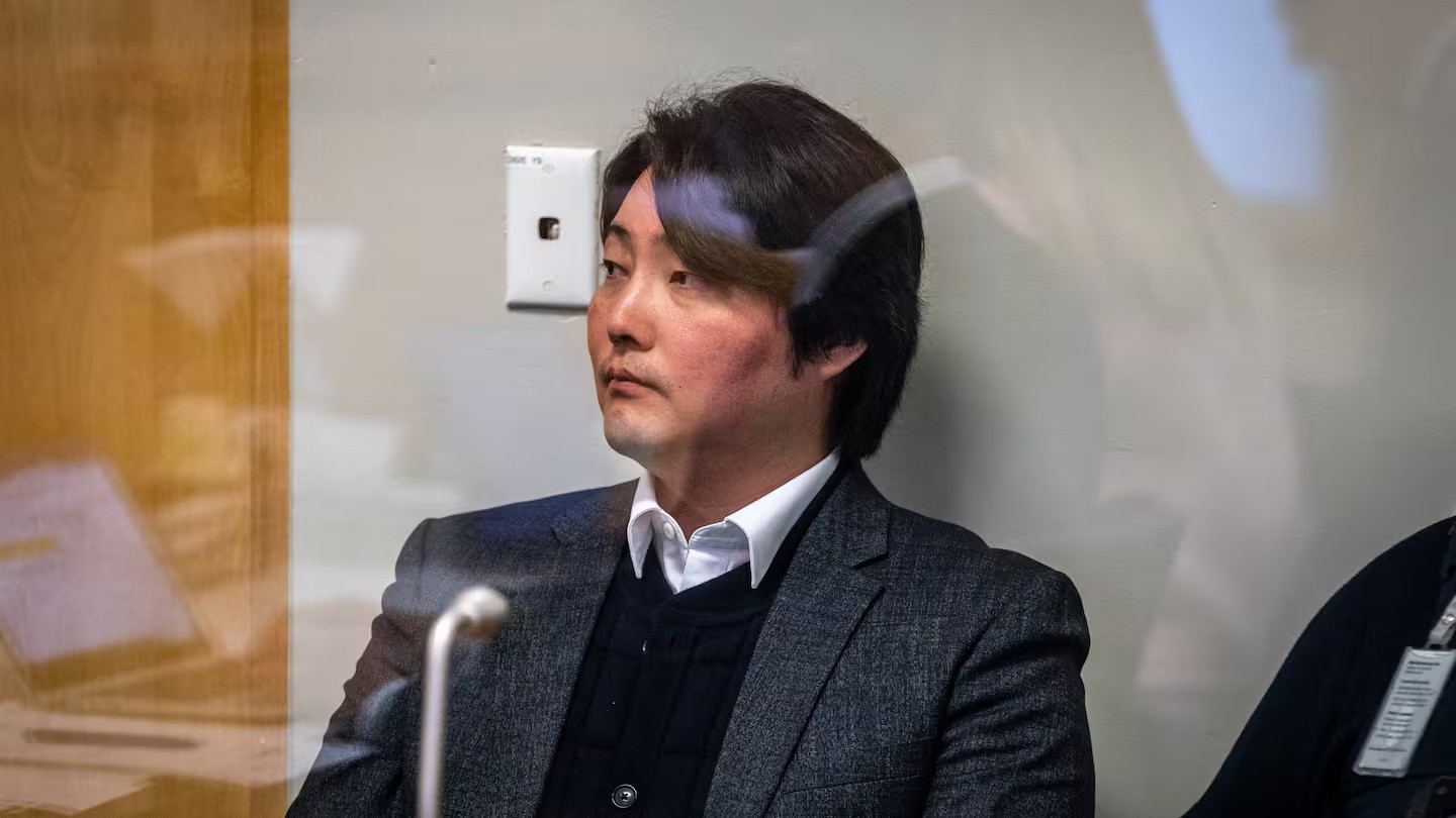 Auckland businessman Hun Min Im appears at the Auckland District Court for sentencing. Photo / Michael Craig