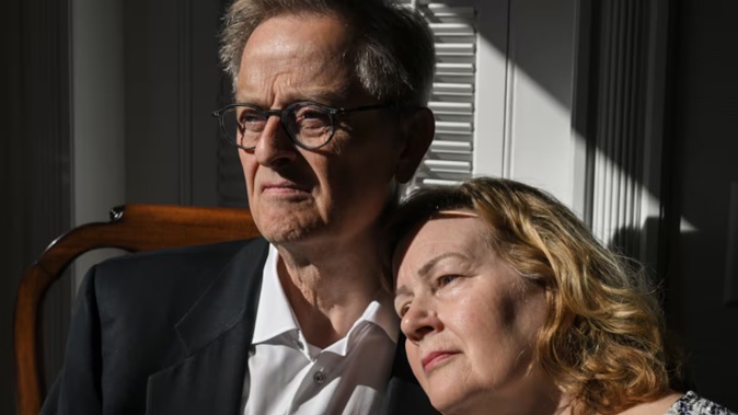 Scott and Dawn Schnell at their attorney’s office earlier this year. Photo / Ricky Carioti / The Washington Post