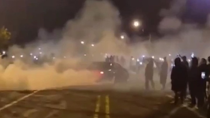 'Completely reckless and unacceptable': Boy racers hurl bottles ...