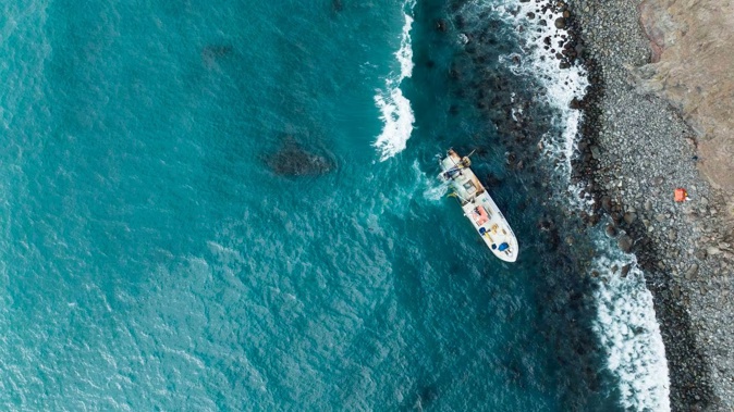 Work to recover the Austro Carino wreck began late last week, with progress continuing this week, dependent on weather and swell conditions. Photo / George Heard