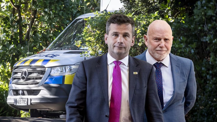 Act leader and Epsom MP David Seymour (left) wrote a detailed letter to police advocating for Philip Polkinghorne during the investigation into the death of the eye surgeon's wife, Pauline Hanna. Composite photo / NZME