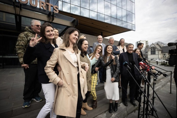 Gloriavale court case: Employment court found Serenity Pilgrim, Anna Courage, Rose Standtrue, Crystal Loyal, Pearl Valour and Virginia Courage were effectively born into and kept in 'servitude' at Gloriavale. Photo / George Heard