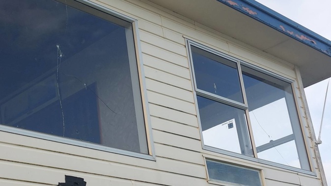 Police are continuing to investigate damage to the Sailing Whanganui clubhouse. Photo / Finn Williams