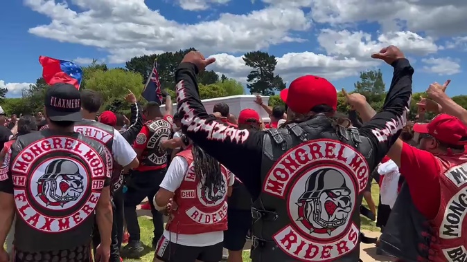 Mourners at Daniel Eliu's funeral in December 2022.