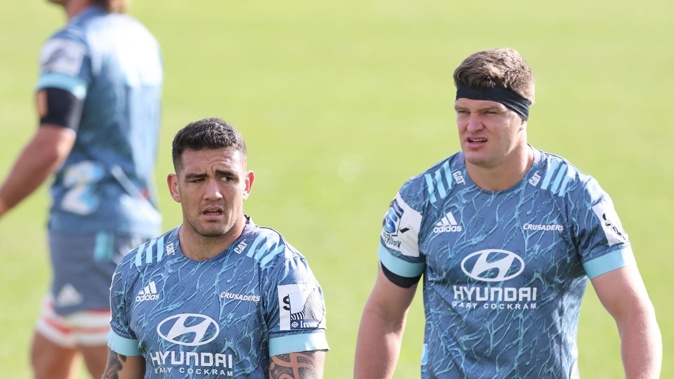 Codie Taylor and Scott Barrett's new deals boost new All Blacks coach Scott Robertson's potential forwards stocks. Photo / Photosport