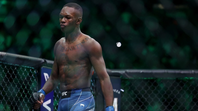 Israel Adesanya defeated Alex Pereira by knockout to reclaim his UFC middleweight title. Photo / Getty Images