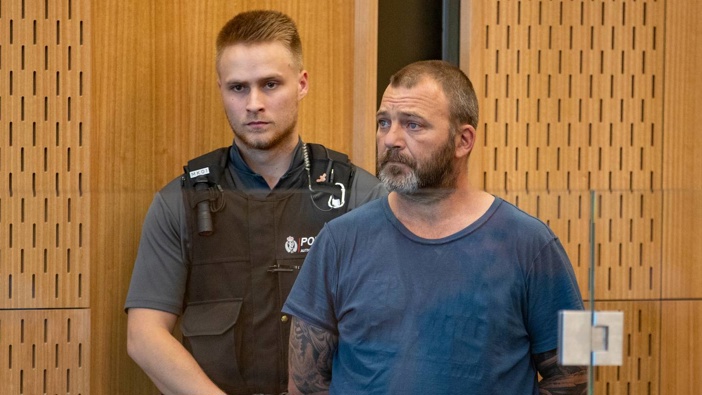 Philip Arps in the Christchurch Court before his jail term began in 2019. Photo / NZ Herald