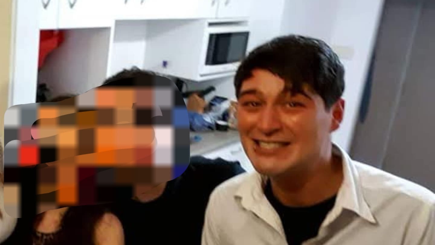 Gabriel Rutherford, right, wrote to his victim that he had “truly suffered" and offered her $5000 to drop the charge against him.