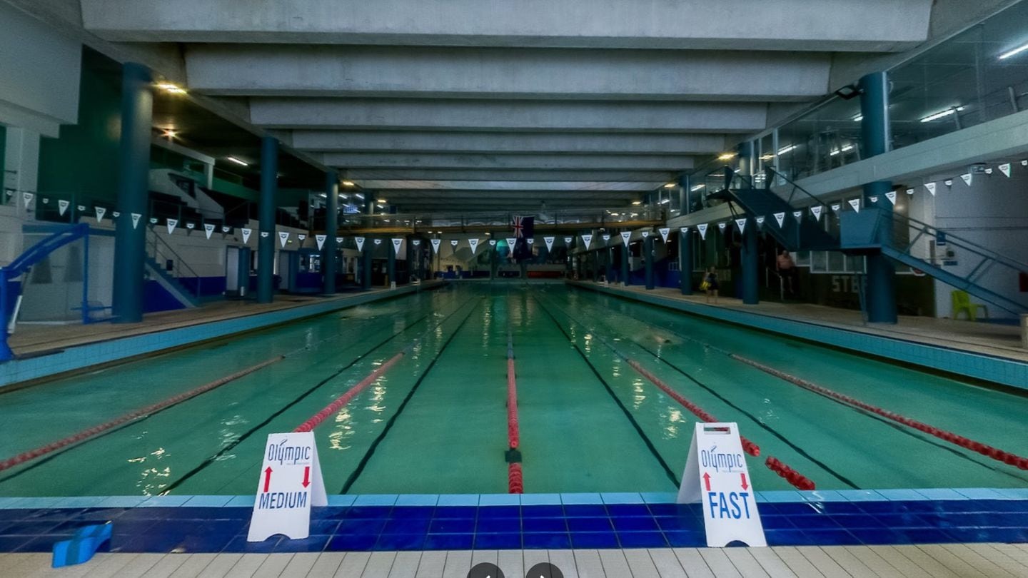 Auckland father Mike Zhang has called for calm after he alleges an adult dragged his son under the water at the Olympic Pool and Fitness Centre in Newmarket. Photo / Google