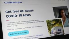 The website, COVIDTests.gov, allows people to order four at-home tests per residence and have them delivered by mail. (Photo / AP)