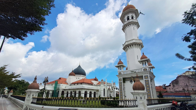 Eye-catching architecture in George Town. Photo / Mike Yardley