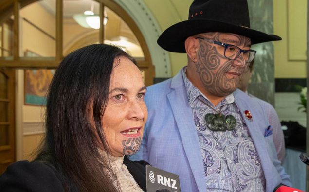 Māori Party co-leaders Debbie Ngarewa-Packer and Rawiri Waititi are disappointed that Police Commissioner Andrew Coster didn't turn up for a meeting. Photo / Mark Mitchell
