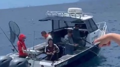 A group of people were caught illegally fishing within the Goat Island Marine Reserve, December 29. Photo / Supplied